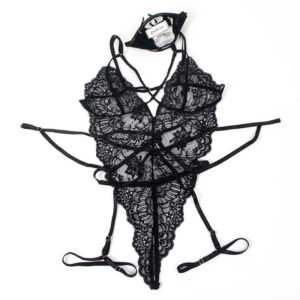 Subblime-Spitze Körper Polizei Kostüm Schwarz · Sexy Damen-Dessous (Bild 8)