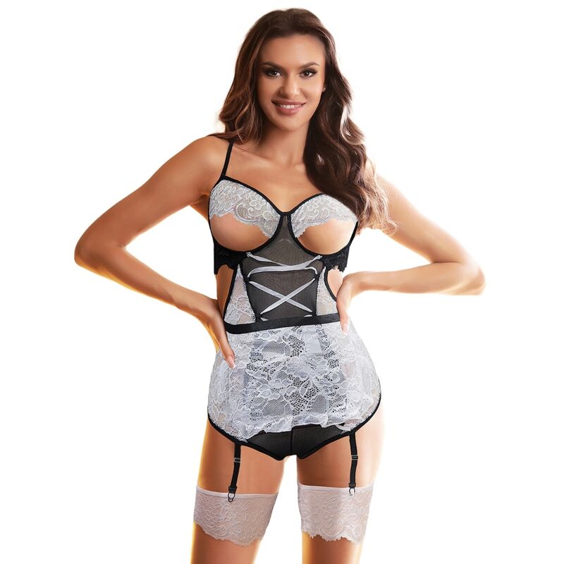 SUBBLIME - MAID BODY COSTUME S/M Subblime-Hauskostüm für Frauen · Sexy Damen-Dessous