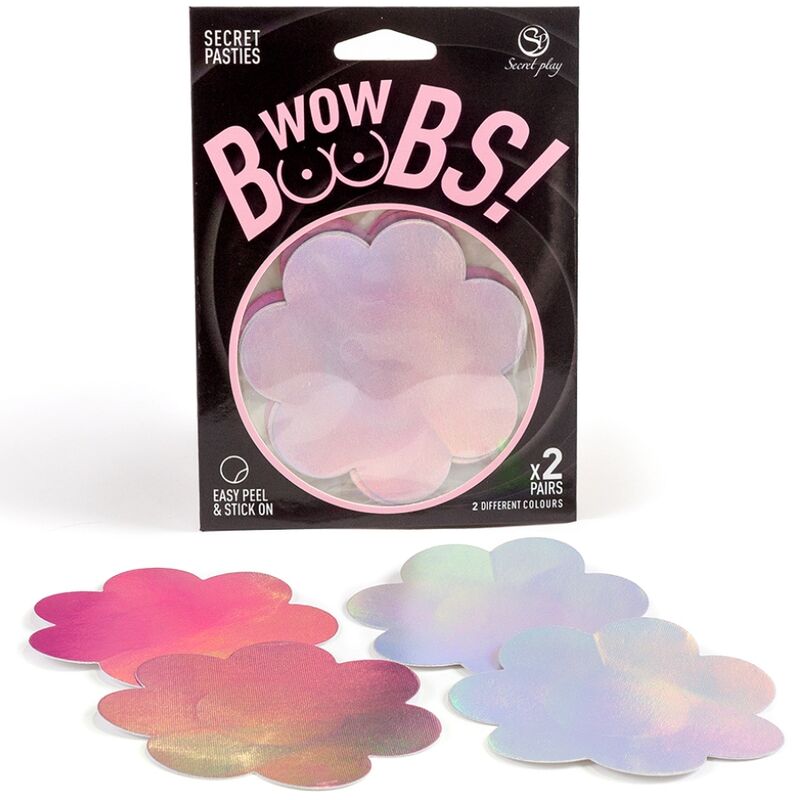 Secretplay 100% Fetish-Wow Boobs! Blumen-Nippel-Cover