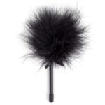 Secretplay 100% Fetish-Mini Duster Schwarz mit Penis · Bondage & Handschellen