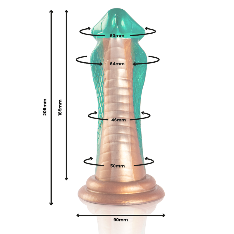 Epic-Python Dildo Cobra Green-Silikon · Sextoys (Bild 3)