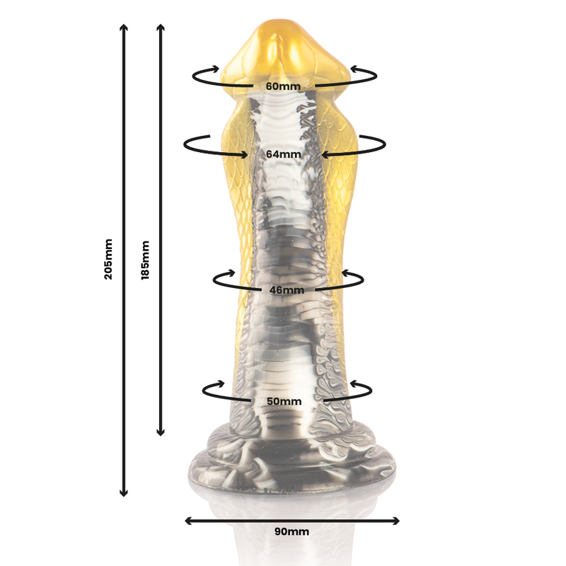 Epic-Drakon Dildo Cobra Gelb-Silikon · Sextoys (Bild 2)