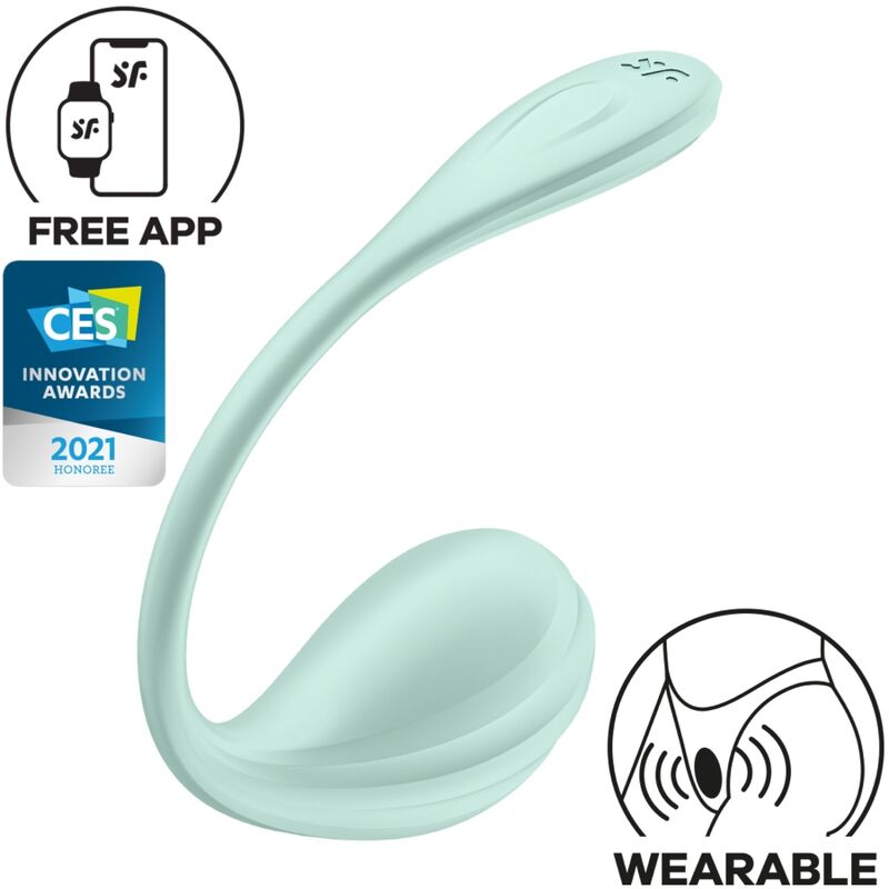 Satisfyer Partner-Smooth Petalo Stimulator G-point Grün Wasser · Vibratoren