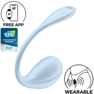 Satisfyer Partner-Smooth Petal Stimulator G-point Blau Himmel · Vibratoren