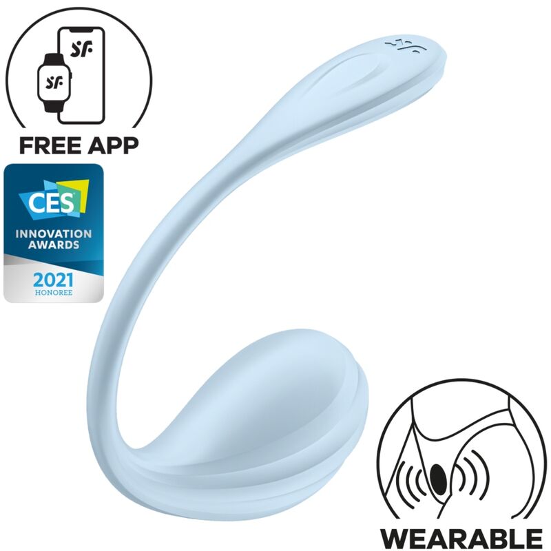 Satisfyer Partner-Smooth Petal Stimulator G-point Blau Himmel · Vibratoren
