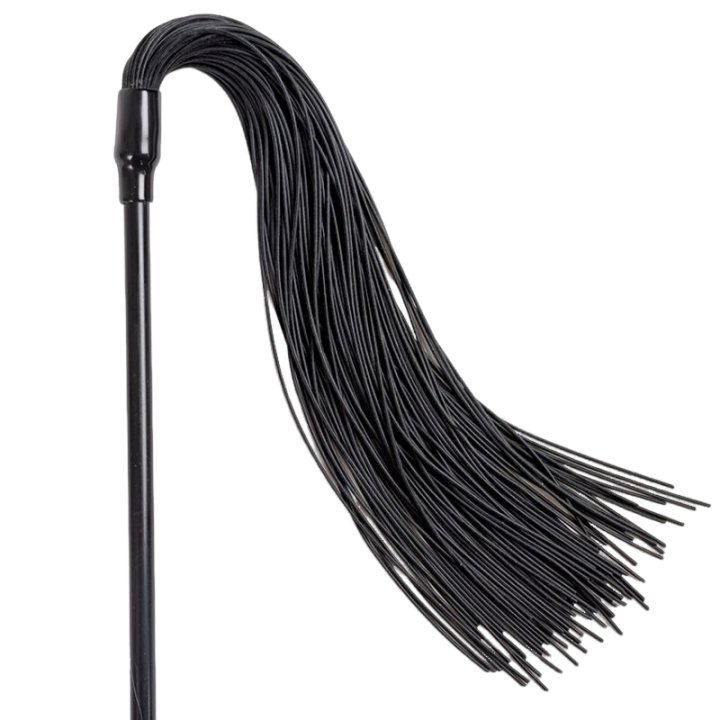 Secretplay 100% Fetish-Duster mit Penis + Peitsche Schwarz · Bondage & Handschellen (Bild 2)