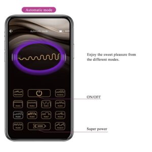 App Series-Casper Purple Ei Vibrator Wiederaufladbar, Lila-Silikon · Vibratoren (Bild 3)