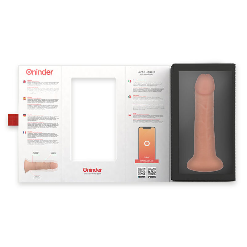 Oninder-Large Bogotá Vibrator Dildo 9 Natürliche Geschwindigkeit 22 cm · Vibratoren (Bild 4)