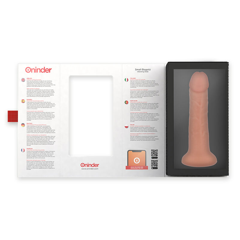 Oninder-Small Bogotá Vibrator Dildo 9 Natürliche Geschwindigkeit 17.5 cm · Vibratoren (Bild 6)