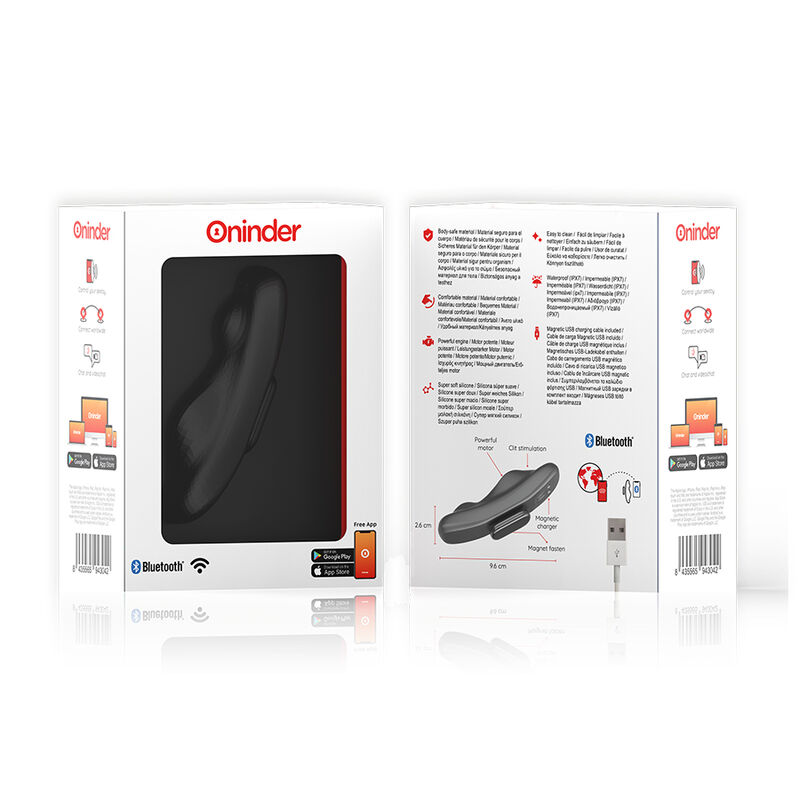 Oninder-Manila Panty Vibrator Wiederaufladbar 9 Geschwindigkeit 9.6 cm X 2.6 cm · Vibratoren (Bild 4)