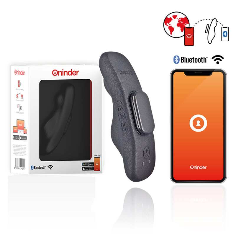 Oninder-Manila Panty Vibrator Wiederaufladbar 9 Geschwindigkeit 9.6 cm X 2.6 cm · Vibratoren