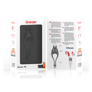 Oninder-Vibrator Ring-Pampe Einstellbar Wiederaufladbar mit Stimulator · Sextoys (Bild 6)