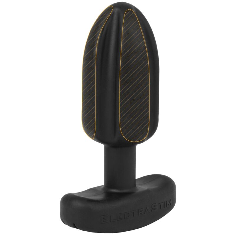 Electrastim-Tartarus Quadripolarer Analplug Silikon Schwarz-Rotation