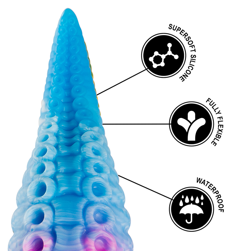Epic-Dildo mit Tentakel Phorcys Blau Große Größe · Sextoys (Bild 7)