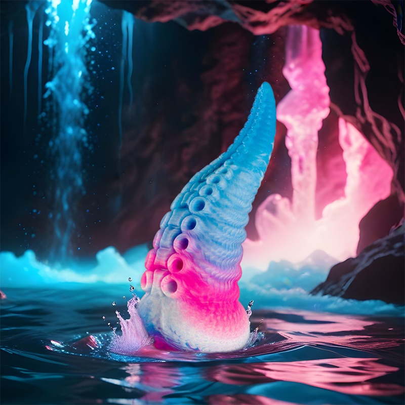 Epic-Dildo mit Tentakel Phorcys Blau Große Größe · Sextoys (Bild 4)