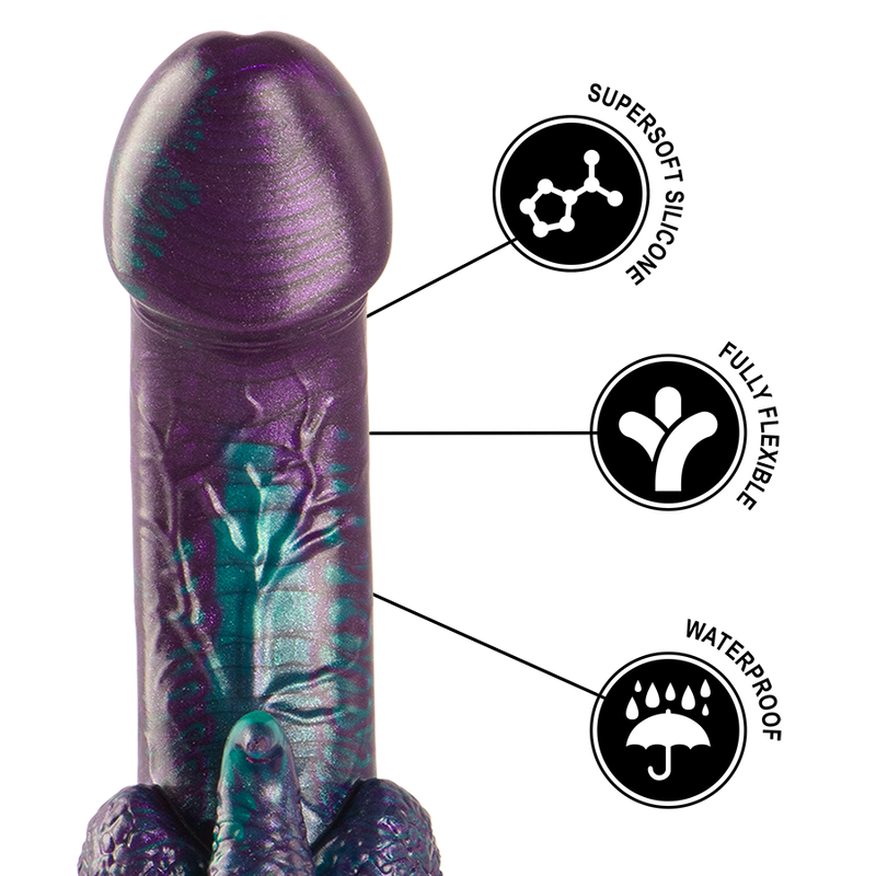 Epic-Basilisk Dildo Doppel mit Squame, Kleine Größe-Silikon · Sextoys (Bild 7)