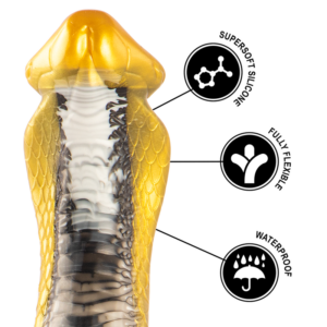 Epic-Drakon Dildo Cobra Gelb-Silikon · Sextoys (Bild 8)