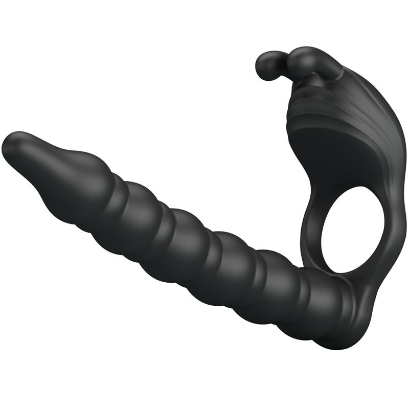 For Him-Blackney Penisring mit Vibrator Schwarz-Silikon, 7 · Sextoys (Bild 4)