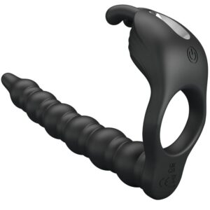 For Him-Blackney Penisring mit Vibrator Schwarz-Silikon, 7 · Sextoys