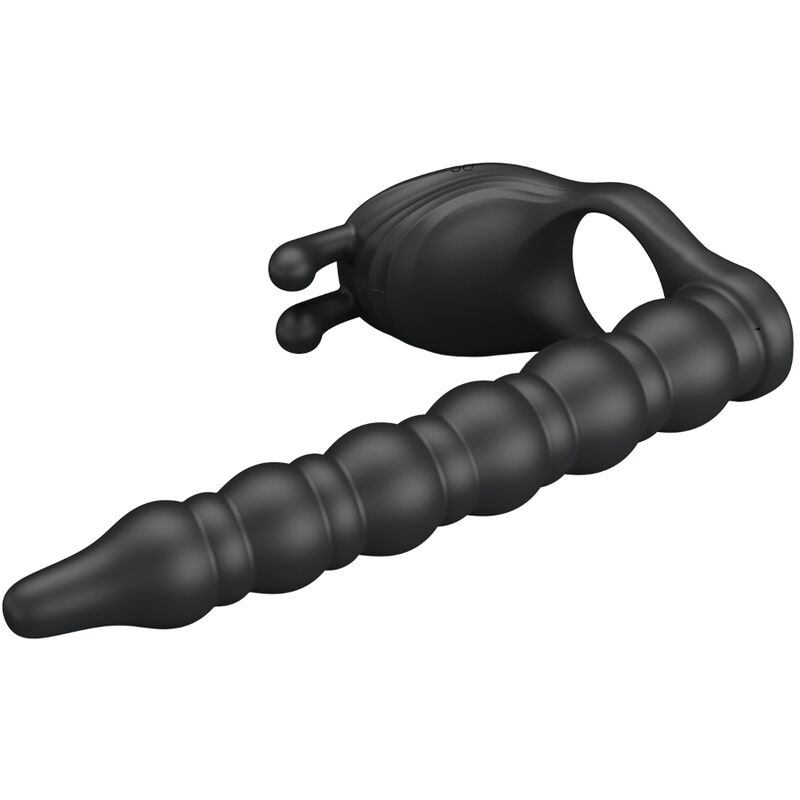For Him-Blackney Penisring mit Vibrator Schwarz-Silikon, 7 · Sextoys (Bild 3)