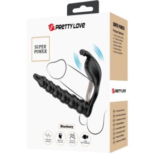 For Him-Blackney Penisring mit Vibrator Schwarz-Silikon, 7 · Sextoys (Bild 7)