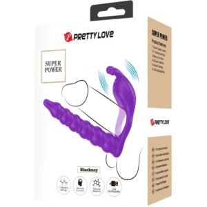 For Him-Blackney Penisring mit Vibrationsstopfen Flieder-Silikon, 7 · Sextoys (Bild 6)
