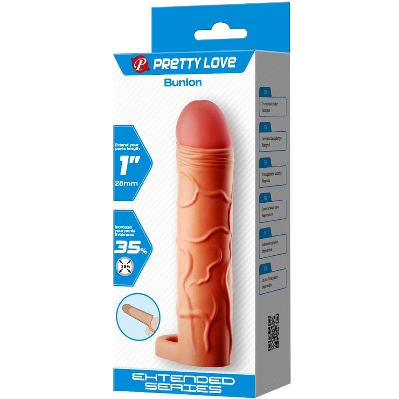 For Him-Bunio Penishülle Penis-Erweiterung Flesh, Natürliche Farbe-TPR · Sextoys (Bild 6)