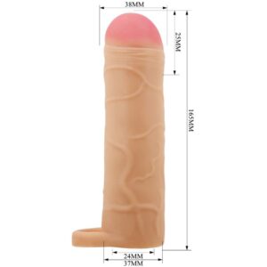 For Him-Bunio Penishülle Penis-Erweiterung Flesh, Natürliche Farbe-TPR · Sextoys (Bild 4)