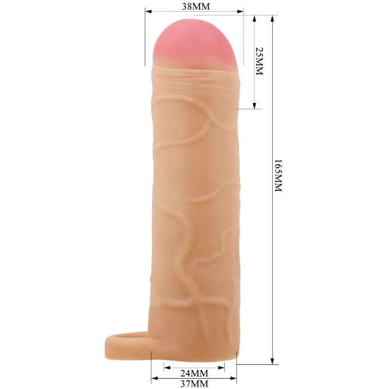 For Him-Bunio Penishülle Penis-Erweiterung Flesh, Natürliche Farbe-TPR · Sextoys (Bild 4)