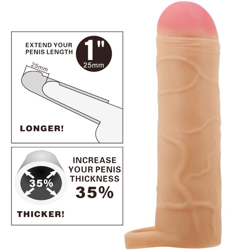 For Him-Bunio Penishülle Penis-Erweiterung Flesh, Natürliche Farbe-TPR · Sextoys (Bild 5)
