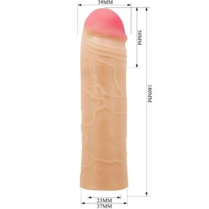 For Him-Chane Penishülle Erweiterbar für Penis, Farbe Flesh-TPR · Sextoys (Bild 4)