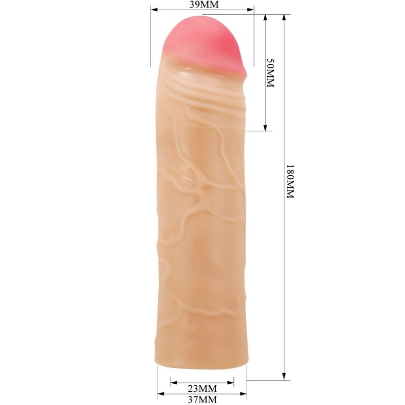 For Him-Chane Penishülle Erweiterbar für Penis, Farbe Flesh-TPR · Sextoys (Bild 4)