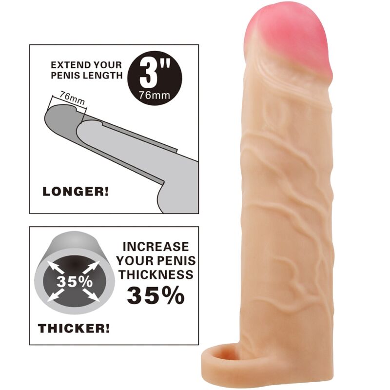 For Him-Prosciutto Penishülle Penisverlängerung, Farbe Haut · Sextoys (Bild 5)