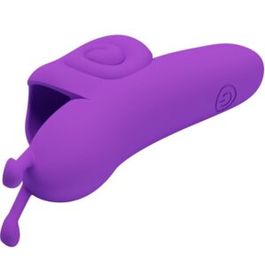 Fun Toys-Stimulator von Finger Snail Powerful Lila-Silikon, 10 Geschwindigkeiten · Vibratoren (Bild 3)