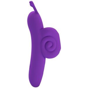 Fun Toys-Fingerstimulator Snail Powerful Lila-Silikon, 10 Stufen