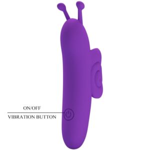 Fun Toys-Stimulator von Finger Snail Powerful Lila-Silikon, 10 Geschwindigkeiten · Vibratoren (Bild 6)