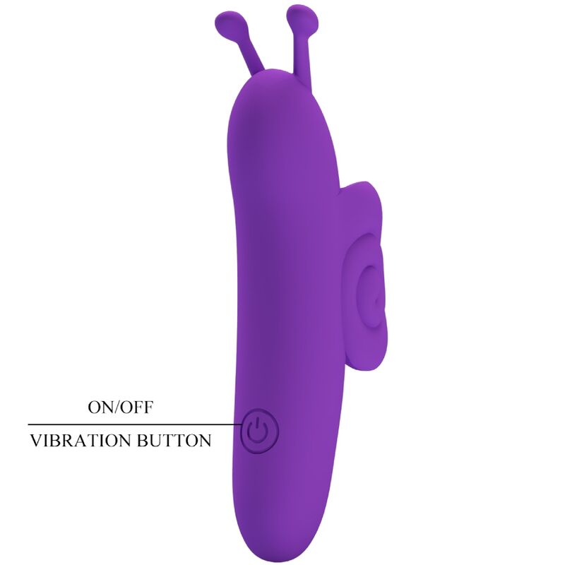 Fun Toys-Stimulator von Finger Snail Powerful Lila-Silikon, 10 Geschwindigkeiten · Vibratoren (Bild 6)