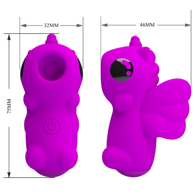 Fun Toys-Stimulator Mini Magic Unicorn-Silikon, 10 Geschwindigkeiten · Vibratoren (Bild 7)