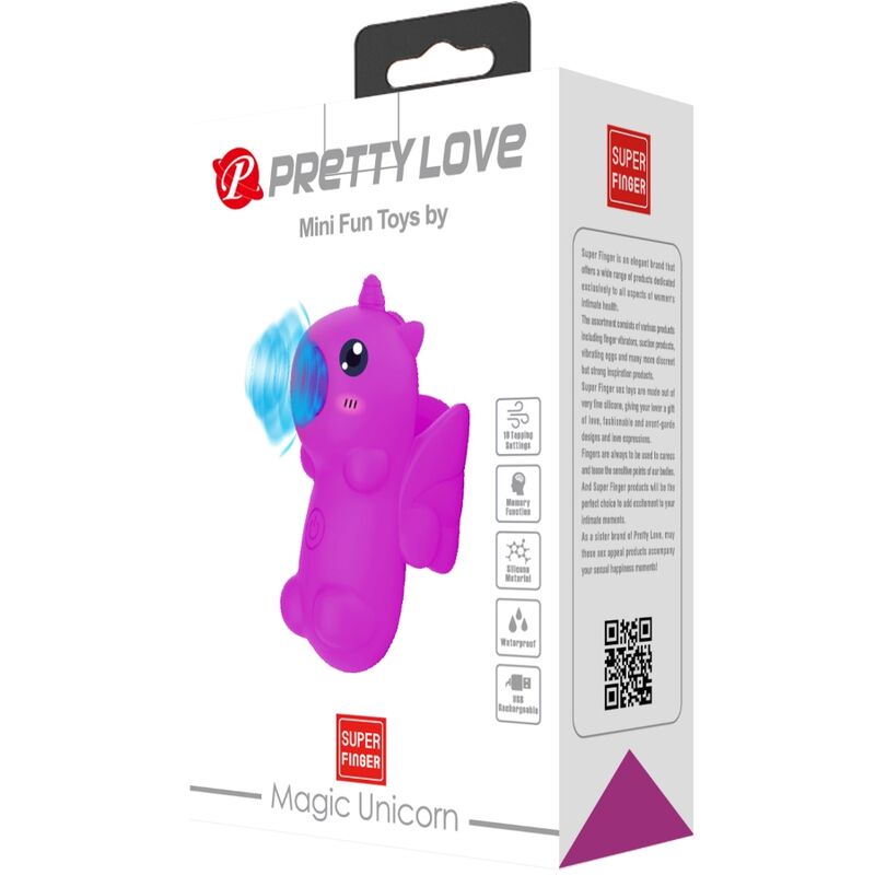 Fun Toys-Stimulator Mini Magic Unicorn-Silikon, 10 Geschwindigkeiten · Vibratoren (Bild 3)