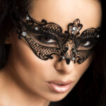 Chilirose Accesories-CR-3755 Schwarz-Maske · Bondage & Handschellen