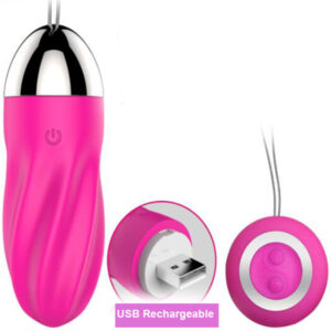 Armony-Sweety Spiral Vibro-Ei mit Fernbedienung Rosa-Silikon