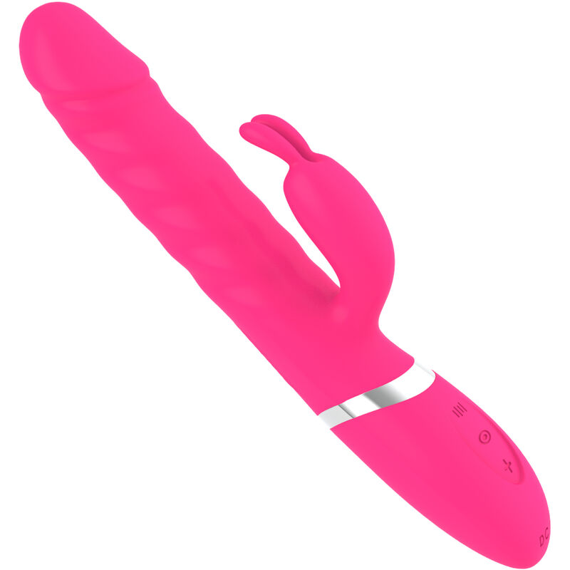 Armony-Nasty Fuchsia Rabbit Vibrator Dildo-Silikon, 12 Geschwindigkeiten · Vibratoren (Bild 5)