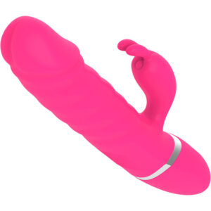 Armony-Nasty Fuchsia Rabbit Dildo-Vibrator-Silikon, 12 Stufen