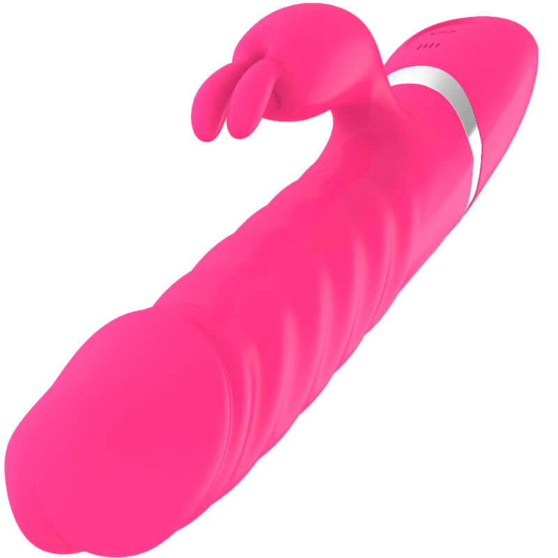 Armony-Nasty Fuchsia Rabbit Vibrator Dildo-Silikon, 12 Geschwindigkeiten · Vibratoren (Bild 2)