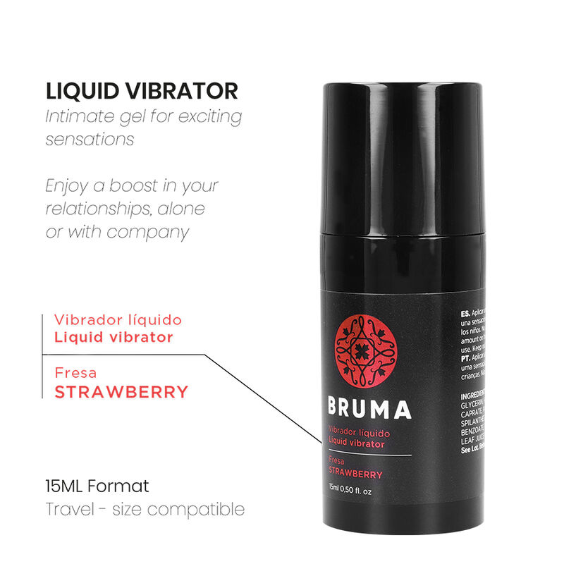 Bruma-Vibrator Flüssigkeit Ultra Sliding Erdbeeren 15 ml · Kosmetika & Aphrodisiaka (Bild 5)