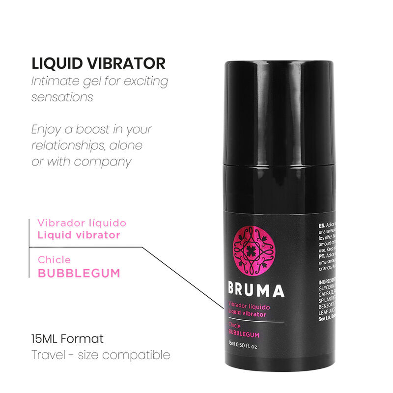 Bruma-Liquid Vibrator Ultra Sliding Bubblegum 15 ml · Kosmetika & Aphrodisiaka (Bild 2)