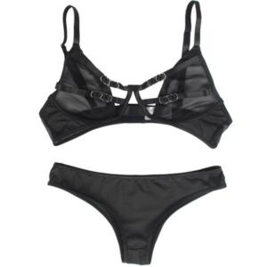 Subblime Sets-Zweiteiliges Set mit BH Transparent und Slip, S/M · Sexy Damen-Dessous (Bild 4)
