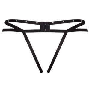 Livco Corsetti Fashion-Nomade Tanga Crotchless Schwarz · Sexy Damen-Dessous (Bild 4)