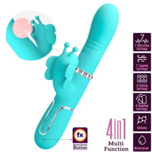 High Tech-Pretty Love Vibrator Multifunktions Kaninchen 4 in 1 · Vibratoren (Bild 5)