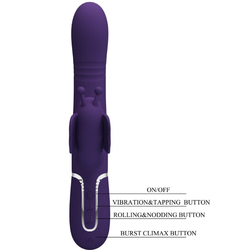 Pretty Love-Vibrator Kaninchen 4 in 1 mit Schiebeperlen · Vibratoren (Bild 20)